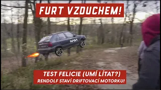 Test Felicie (Umí lítat?) l Stavíme driftovací motorku! l Rendolf69