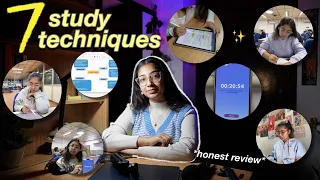 i tried 7 SCIENTIFIC STUDY TECHNIQUES...📚📝