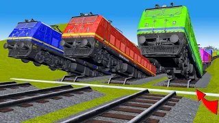 踏切に立ってはいけません【電車】踏み切り ふみきり でんしゃ　アニメ アニメーション Railroad Crossing Train Animation #2