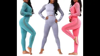 Одежда с AliExpress - удобный женский спортивный костюм для йоги