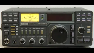 Overview of the ICOM IC-271A 2 Meter Transceiver with some nice options and mods