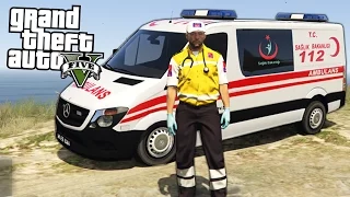 112 ACİL AMBULANS MOD (GTA 5 Mod Komik Anlar)