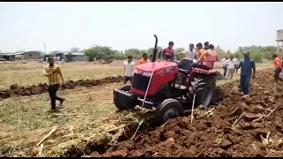 Mahindra 605 VS Massey Ferguson 9500 ✌️ Massey Win. pandharpur