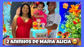 SEGUNDO ANIVERSÁRIO DE MARIA ALICIA 🥹||TEMA DA MOANA🍃