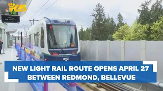 New Sound Transit 2 Line to open this month, connecting Redmond and Bellevue