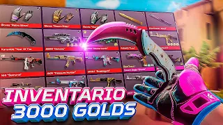 INVENTÁRIO COMPLETO PARA UM INSCRITO COM 3000 GOLDS NO STANDOFF 2!