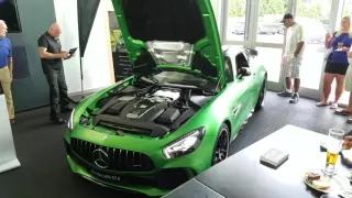 Mercedes Benz AMG GTR start up and rev