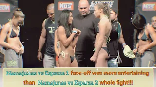 UFC - TUF 20 Finale: Rose Namajunas vs Carla Esparza face-off!