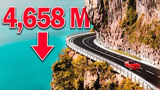 How did chinese engineers build these roads on cliffs? AMAZING