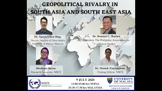 Geopolitical Rivalry in South Asia And South East Asia