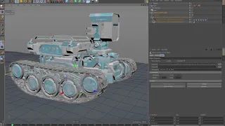 Rover Junkman’s Suspension (C4D Tank Rigging)