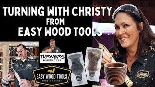 Turning with Easy Wood Tools featuring Christy and Cris Caliendo