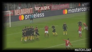 Robert Lewandowski AMAZING freekick vs Atletico Madrid