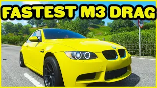 Fastest 2008 BMW M3 Drag tune (How to Tune the 2008 BMW M3 for drag racing) Forza Horizon 4