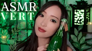 ASMR 100% VERT 🐸 16 "triggers" de couleur VERTE pour t'endormir tout en douceur 🌱