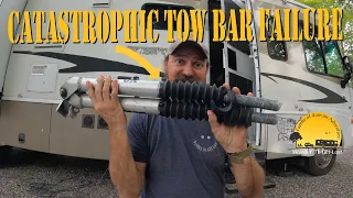 We Could Have Crashed! BLUE OX TOW BAR FAILURE | RVI BRAKE SAVES US!