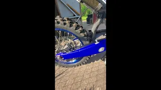 Installing polisport frame and swingarm guards on the YZ250