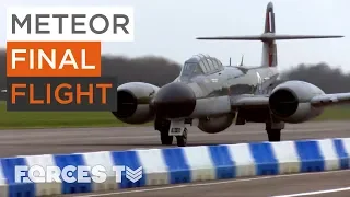 The Last Ever Flight For This Gloster Meteor | Forces TV