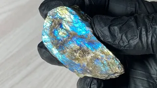 怪しく光る石を磨いてみたらヤバかった｜3時間52分｜Stone polishing