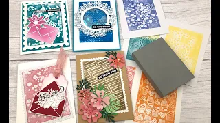 Stamping Foam Techniques | USE ANY YOU CAN GET to Create Cards Background - #Alinacutle® #AlinaCraft