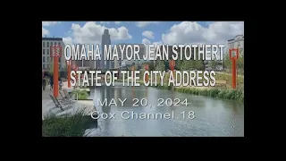 Omaha Mayor Jean Stothert state of the city address May 20, 2024.