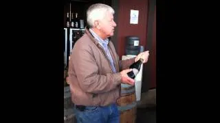 David Munksgard Demonstrates How to Open a Bottle of Sparkling Wine