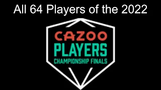 All 64 Players Championship Finals Players 2022