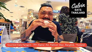 $10 GOURMET MALL FOOD IN BANGKOK, THAILAND | Siam Paragon