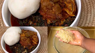 How To Make Rice Fufu/ Very Delicious Rice Swallow