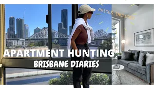 How much is rent in BRISBANE?  Four Apartments w/ prices + TIPS 🏘 #apartment hunting