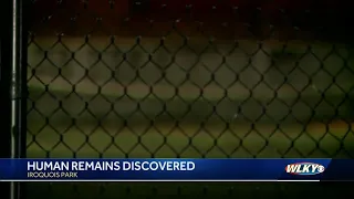 LMPD: Remains found in Iroquois Park are human