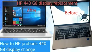 How to HP ProBook 440 G8 Display change | Hp 440 G8 laptop | hp 440 G8 Display Replacement |