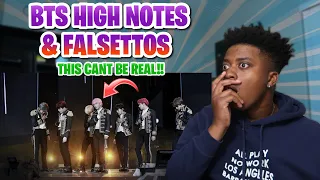 I AM SHOOK..BTS HIGH NOTES & FALLSETTOS COMPILATION..