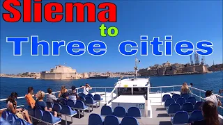 Malta Ferry service sliema to three cities via valletta (mini tour ),