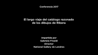 Conferencia: El largo viaje del catálogo razonado de los dibujos de Ribera