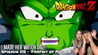 PICCOLO FORFEITS THE MATCH AGAINST THE MYSTERIOUS FIGHTER -SHIN!! Girlfriend's Reaction DBZ Ep. 215