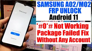 Samsung A02/M02 FRP Bypass/Unlock Android 11 2023 | Samsung A022F/M022F Google Account Remove