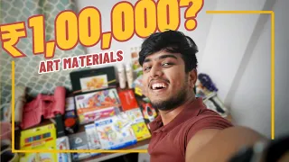 MY ART MATERIALS TOUR | Mr. Kalakar