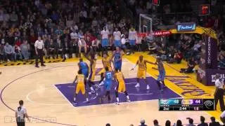 Kevin Durant Crosses Up Kobe Bryant Twice - Thunder vs Lakers - Dec 23, 2015 - NBA 2015-16 Season