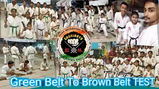 #ankita_seitokan_karate #MATSUBAYASHI RYU #KARATE  Green Belt To Brown Belt  Exam  At  #OkINAWA DOJO