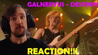 New Power Metal Band!! | GALNERYUS - DESTINY (REACTION) Swede First Time Hearing!!