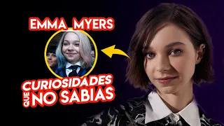 EMMA MYERS curiosidades que no conocías (Wednesday/ Merlina) | Soy Zifru