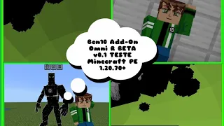 Ben10 Add-On NEW | Omni R v[0.1] BETA TESTE Minecraft 1.20.70+