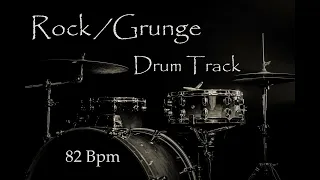 Grunge Rock Drum Backing Track - 82 bpm