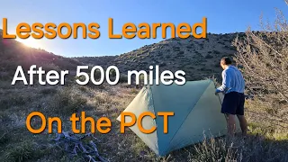 Lessons we learned after hiking 500+ miles of the PCT