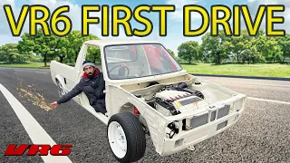 Rise of the VR6 | First Drive in My VR6 3.2 Powered Volkswagen Caddy MK1 – Episode 21