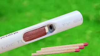 shorts gun | DIY matchstick gun from pvc | Wood Art TG