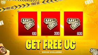 Free Uc | Get Free Uc Bonus Challenge | How To Play Bonus Challenge | Win 100, 300, 600UC, | Pubgm
