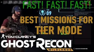 Tom Clancy's Ghost Recon: Wildlands - Best Tier Mode Missions for Fast Leveling *UPDATED*