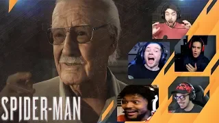 Gamers Reactions to STAN LEE CAMEO | Marvel's Spider-Man